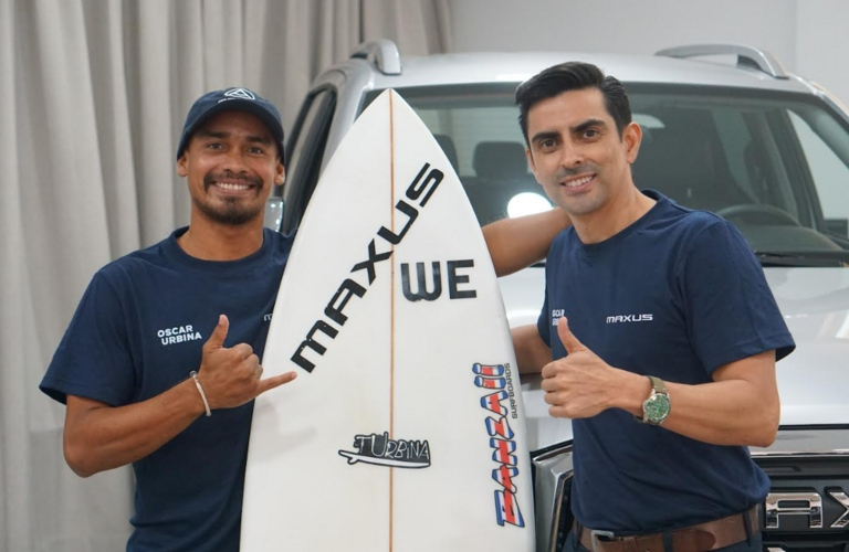 Maxus apuesta por el futuro del surf costarricense al auspiciar a Óscar Urbina